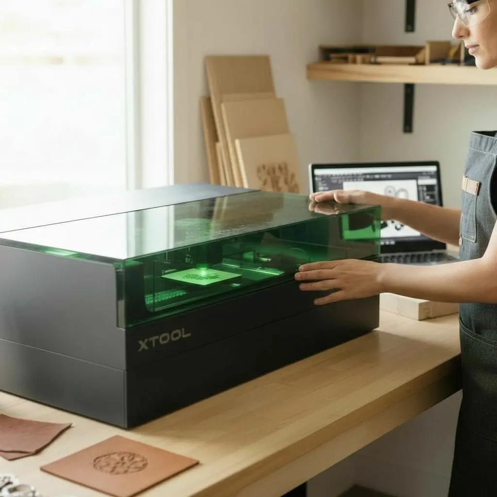 Machine xTool S1 - découpe et gravure du bois